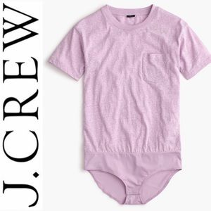 J. Crew Pocket T-shirt bodysuit NWT